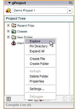 Explore Directory (Windows Only) Explore Directory (Windows Only)