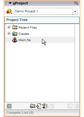 gProject Panel gProject Panel