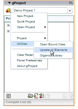 Utilities Sub-Menu Utilities Sub-Menu