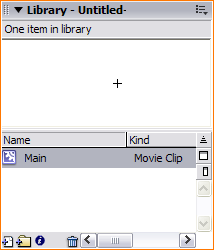 Select the item in the Library Select the item in the Library