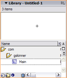 Library with Selected MovieClip(s) Library with Selected MovieClip(s)